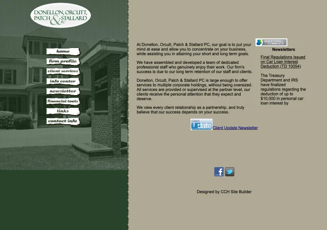 Donellon, Orcutt, Patch & Stallard PC — original site