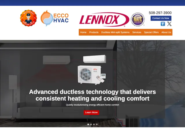 ECCO HVAC — old site