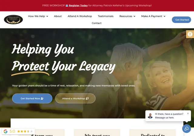 Patrick J. Kelleher & Associates, P.C. — original site