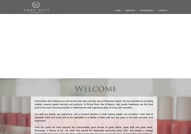 Emma Ross Hair & Beauty — original site