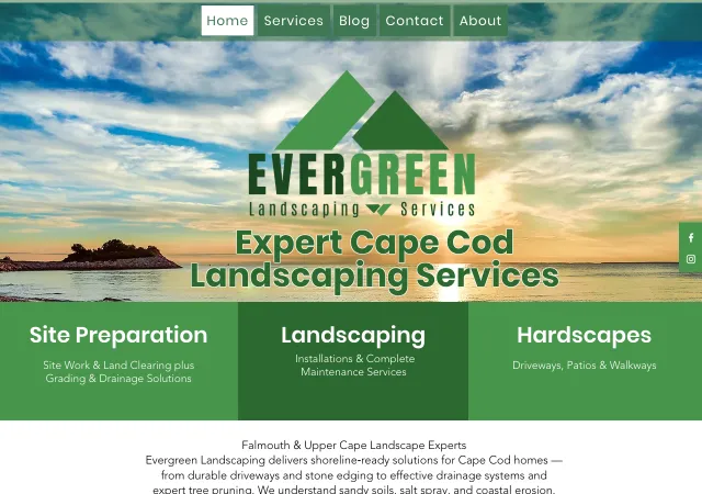 Evergreen Landscaping Services — old site