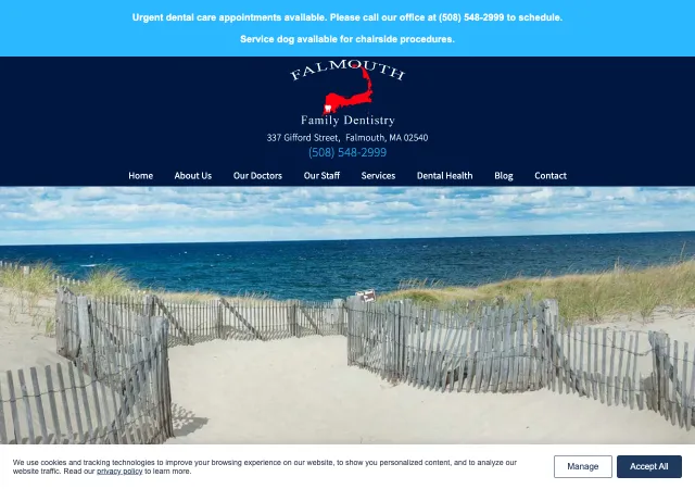Falmouth Family Dentistry — old site