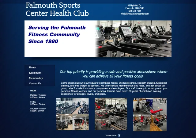 Falmouth Sports Center — old site