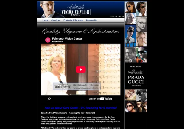 Falmouth Vision Center Inc. — original site