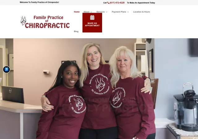 Family Practice of Chiropractic — original site