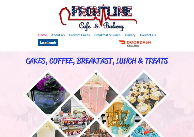 Frontline Cafe & Bakery — old site