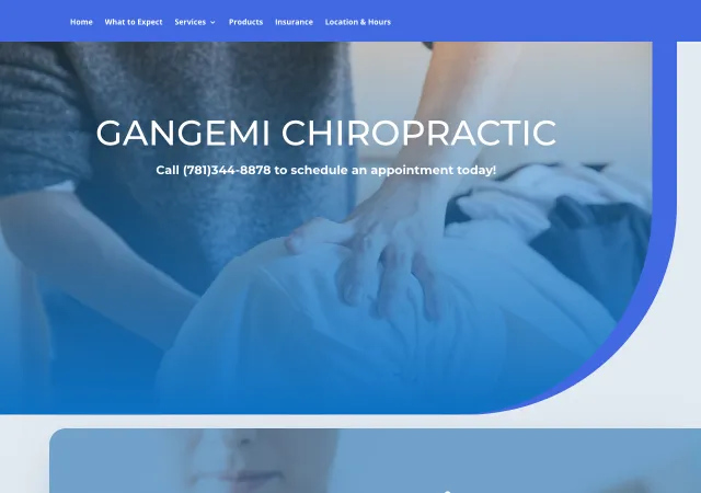 Gangemi Chiropractic — old site