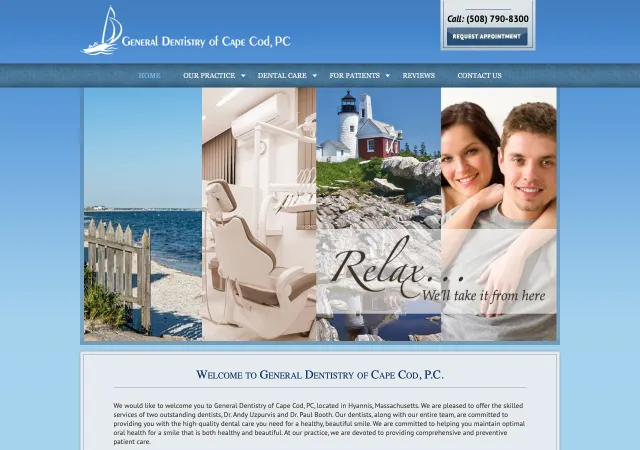 General Dentistry of Cape Cod, PC — old site