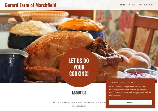 Gerard Farm of Marshfield — original site