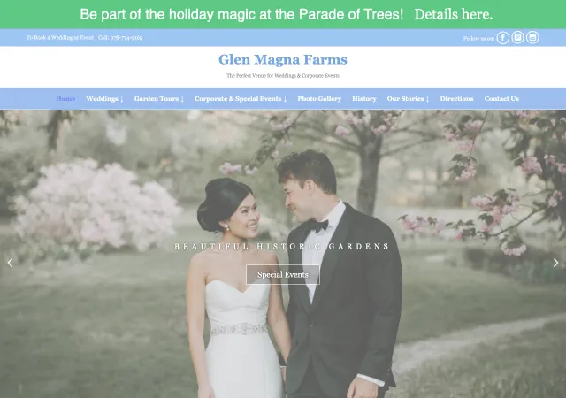Glen Magna Farms — original site