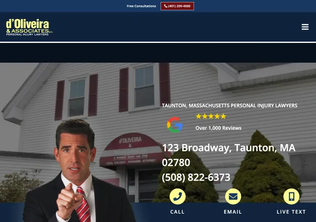 d'Oliveira & Associates — original site