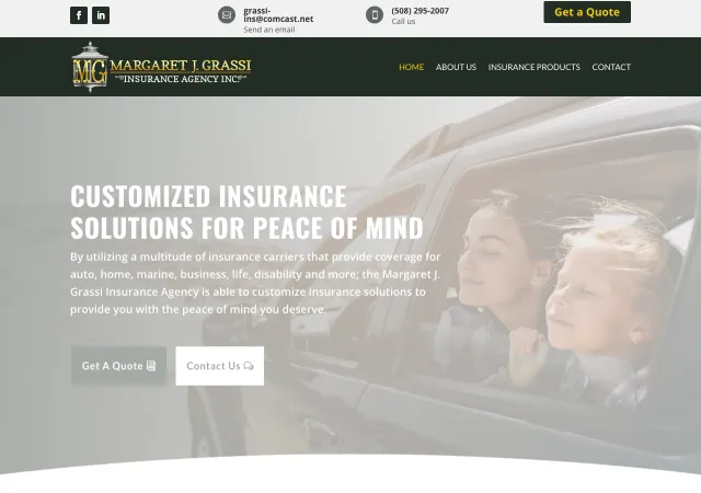 Margaret J. Grassi Insurance Agency — original site