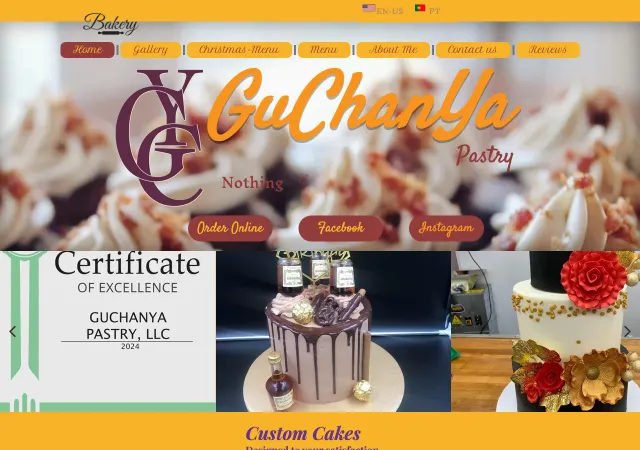 GuChanYa Pastry — original site