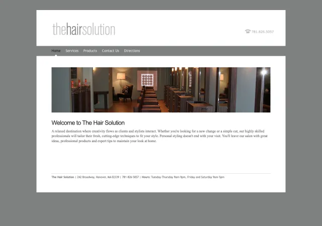 The Hair Solution — original site