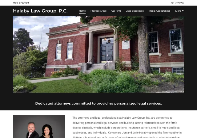 Halaby Law Group — original site