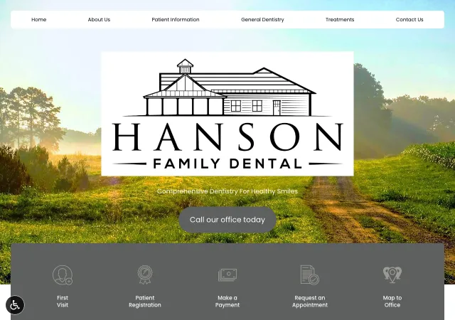 Hanson Family Dental — original site
