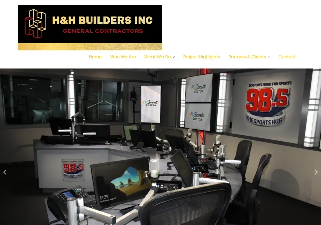 H&H Builders Inc. — original site