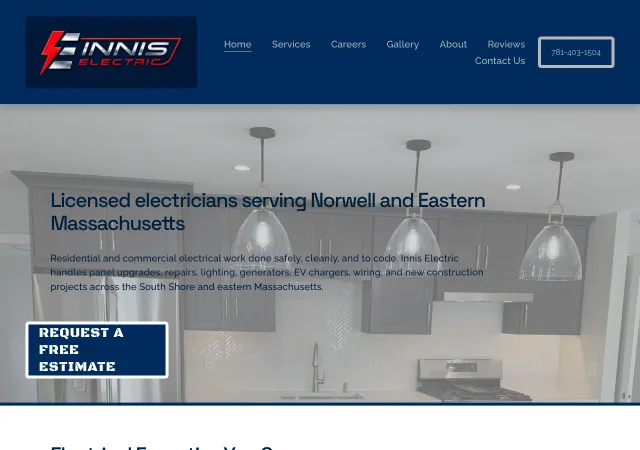 Innis Electric Inc — original site