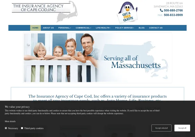 The Insurance Agency of Cape Cod, Inc. — original site