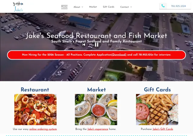 Jake's Seafoods — original site