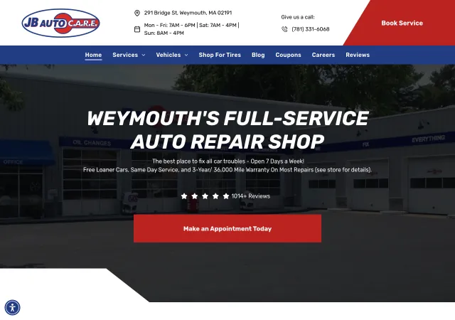 JB Auto Care — original site