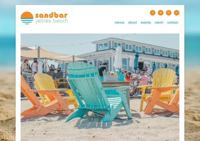 Sandbar at Jetties Beach — original site