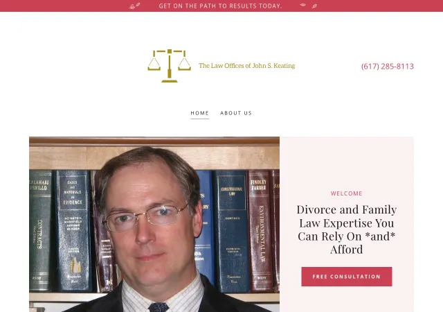 The Law Offices of John S. Keating — original site