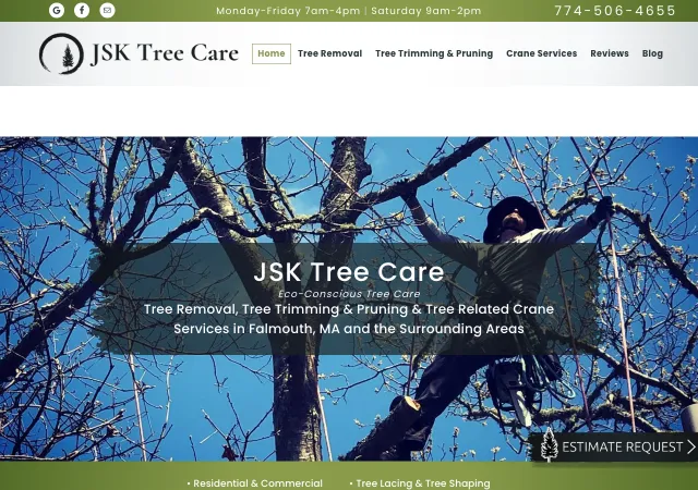 JSK Tree Care — original site