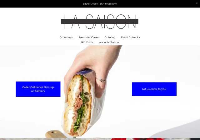 La Saison Bakery — old site