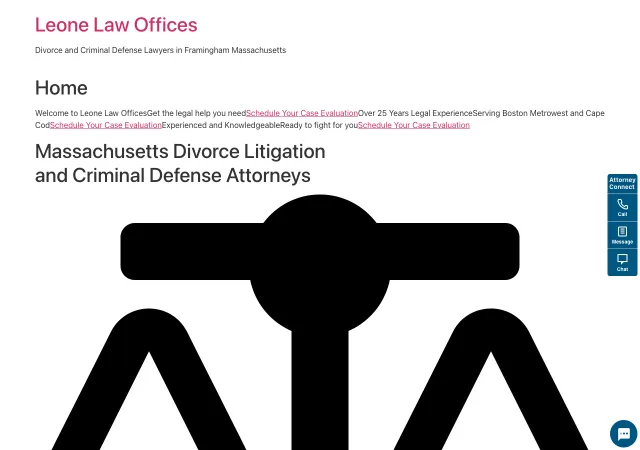 Leone Law Offices — original site