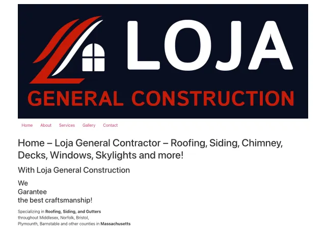 Loja General Construction — original site