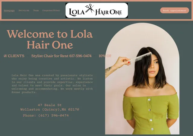 Lola Hair One — original site