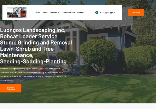 Luongo's Landscaping — original site