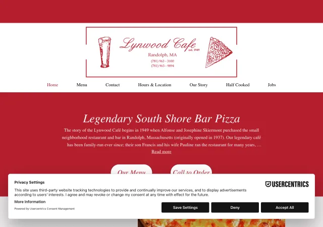 Lynwood Cafe — original site