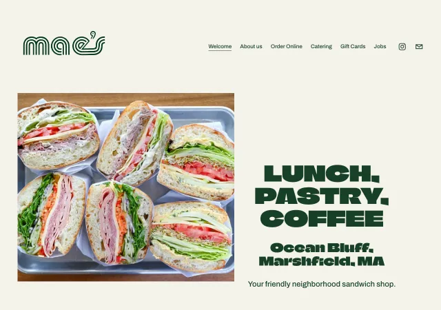 Mae's Sandwich Shop — original site