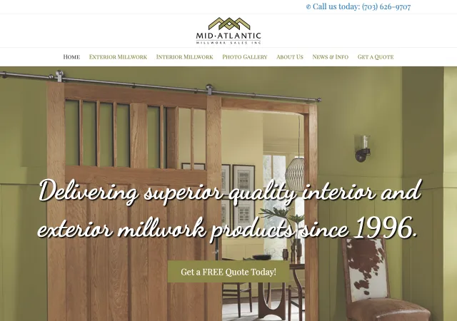 Mid-Atlantic Millwork Sales — original site