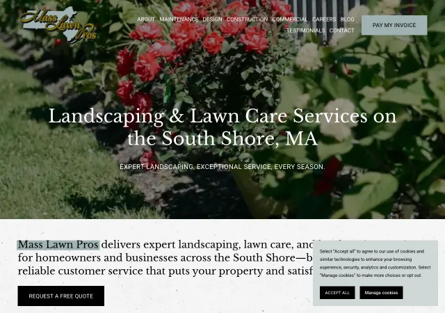 Mass Lawn Pros — original site