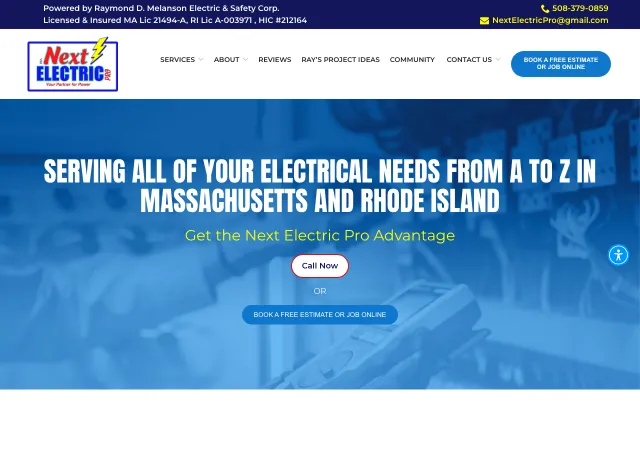 Next Electric Pro — old site