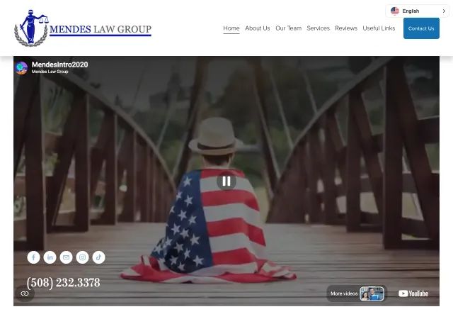 Mendes Law Group — old site