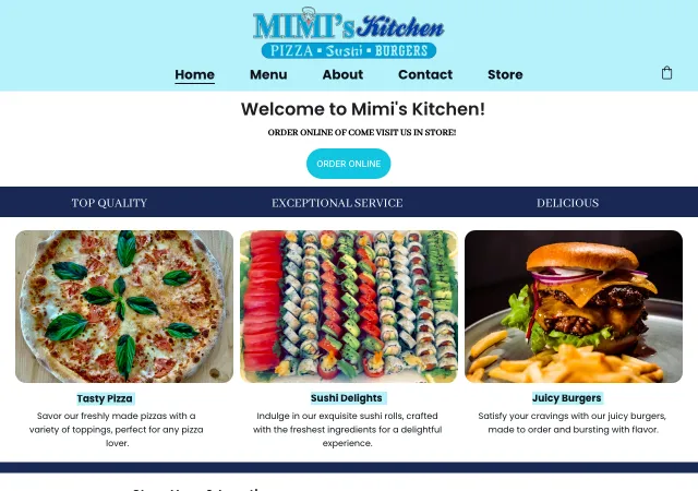 Mimi's Kitchen — original site