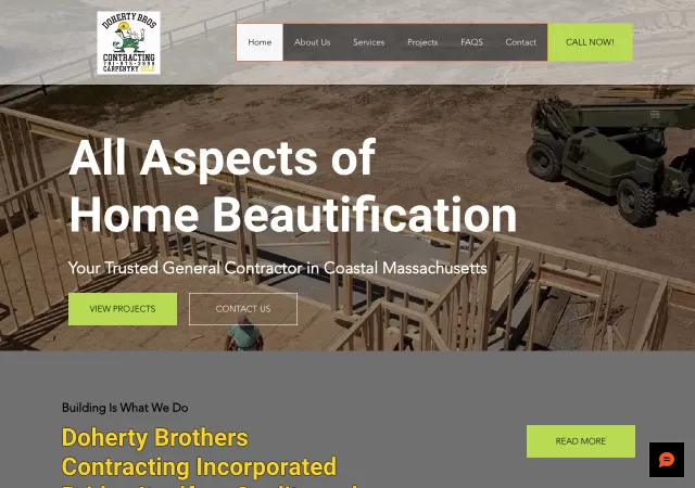Doherty Brothers Contracting — original site