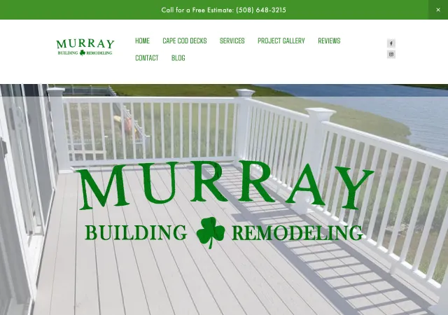 Murray Building & Remodeling — old site