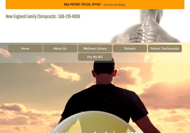 New England Family Chiropractic — original site