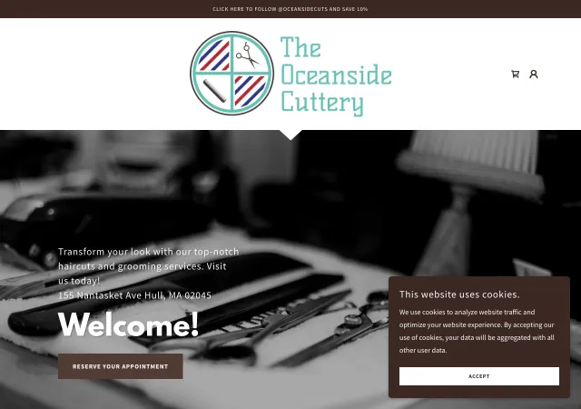 The Oceanside Cuttery — original site