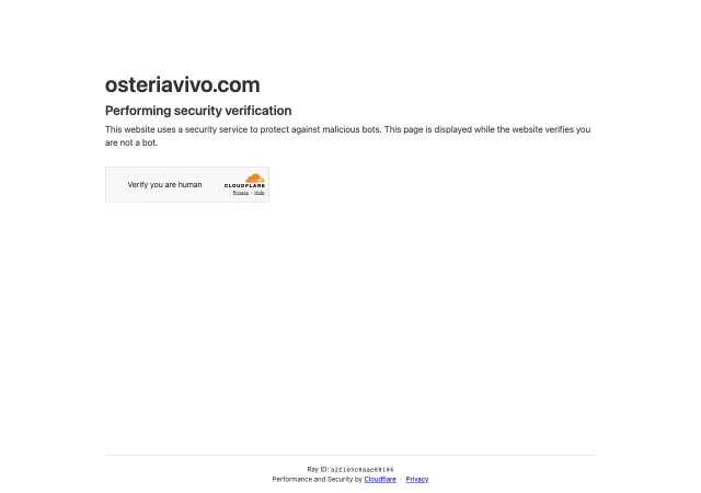 Osteria Vivo — original site