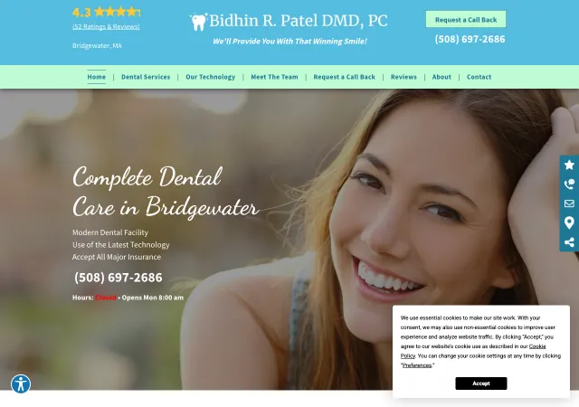 Bidhin R. Patel DMD, PC — original site