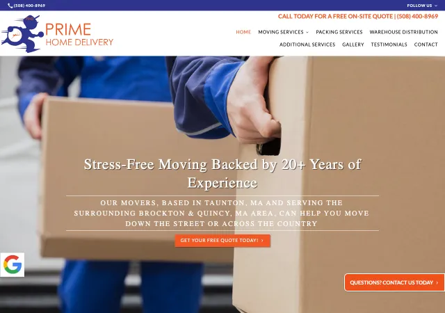 Prime Home Delivery Inc. &mdash; original site