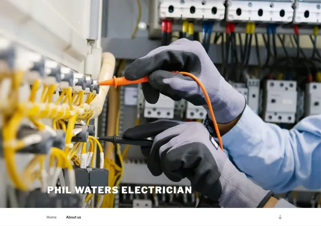 Phil Waters Electrician — original site