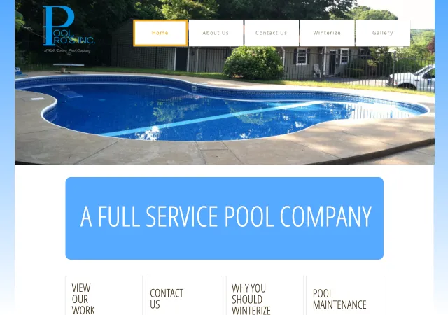 Pool Pro's Inc. — old site