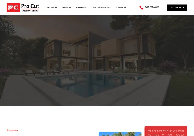 ProCut Exterior Design — original site